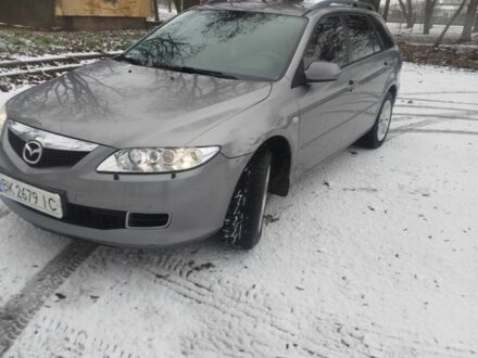 Серый Мазда 6, объемом двигателя 2 л и пробегом 306 тыс. км за 4300 $, фото 1 на Automoto.ua