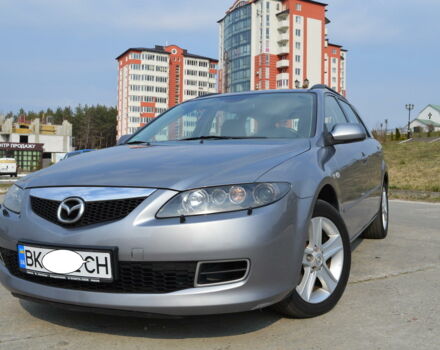 Серый Мазда 6, объемом двигателя 2 л и пробегом 210 тыс. км за 7200 $, фото 1 на Automoto.ua