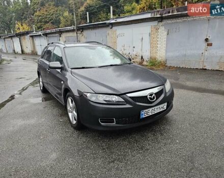 Серый Мазда 6, объемом двигателя 2 л и пробегом 240 тыс. км за 2200 $, фото 1 на Automoto.ua