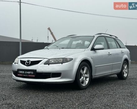 Серый Мазда 6, объемом двигателя 2 л и пробегом 238 тыс. км за 3999 $, фото 1 на Automoto.ua