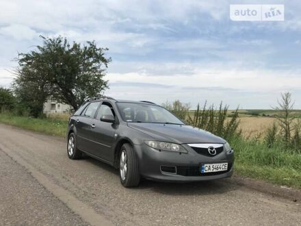Серый Мазда 6, объемом двигателя 2 л и пробегом 340 тыс. км за 5100 $, фото 1 на Automoto.ua