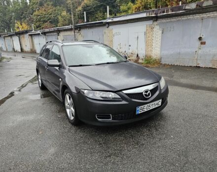 Сірий Мазда 6, об'ємом двигуна 2 л та пробігом 200 тис. км за 2200 $, фото 1 на Automoto.ua