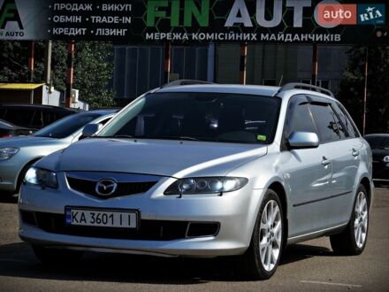 Серый Мазда 6, объемом двигателя 2 л и пробегом 263 тыс. км за 3900 $, фото 1 на Automoto.ua