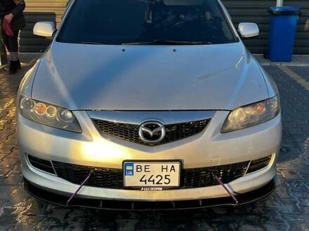 Серый Мазда 6, объемом двигателя 2 л и пробегом 252 тыс. км за 4900 $, фото 1 на Automoto.ua