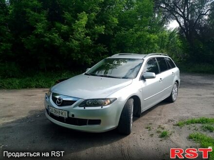Серый Мазда 6, объемом двигателя 2 л и пробегом 220 тыс. км за 5000 $, фото 1 на Automoto.ua