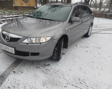 Серый Мазда 6, объемом двигателя 2 л и пробегом 306 тыс. км за 4300 $, фото 1 на Automoto.ua