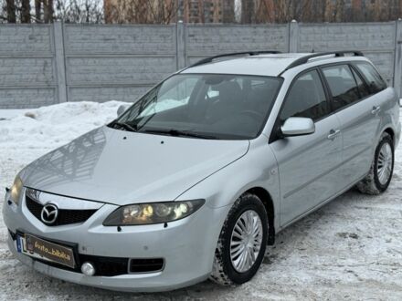 Серый Мазда 6, объемом двигателя 2 л и пробегом 250 тыс. км за 2600 $, фото 1 на Automoto.ua