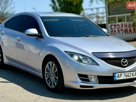 Серый Мазда 6, объемом двигателя 2 л и пробегом 204 тыс. км за 6600 $, фото 1 на Automoto.ua