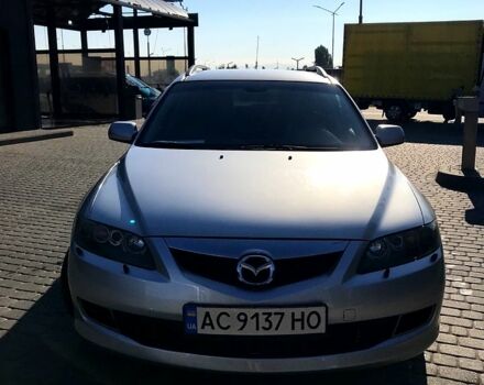 Серый Мазда 6, объемом двигателя 2 л и пробегом 265 тыс. км за 6150 $, фото 1 на Automoto.ua