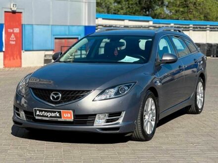 Серый Мазда 6, объемом двигателя 2 л и пробегом 228 тыс. км за 6640 $, фото 1 на Automoto.ua
