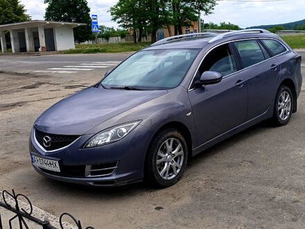 Серый Мазда 6, объемом двигателя 2 л и пробегом 280 тыс. км за 6200 $, фото 1 на Automoto.ua