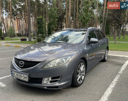 Серый Мазда 6, объемом двигателя 2 л и пробегом 187 тыс. км за 7450 $, фото 1 на Automoto.ua