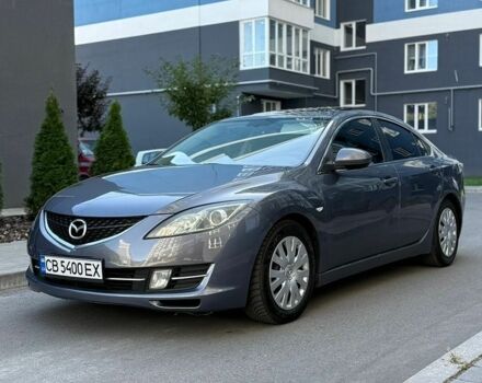 Серый Мазда 6, объемом двигателя 2 л и пробегом 350 тыс. км за 6600 $, фото 1 на Automoto.ua