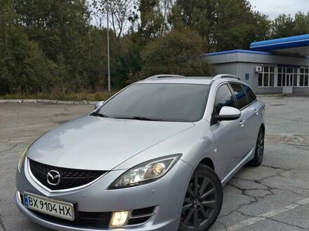 Серый Мазда 6, объемом двигателя 2 л и пробегом 285 тыс. км за 6700 $, фото 1 на Automoto.ua