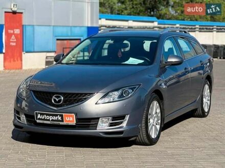 Серый Мазда 6, объемом двигателя 2 л и пробегом 228 тыс. км за 6990 $, фото 1 на Automoto.ua