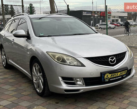 Серый Мазда 6, объемом двигателя 2 л и пробегом 275 тыс. км за 6600 $, фото 1 на Automoto.ua
