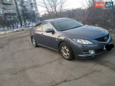 Серый Мазда 6, объемом двигателя 1.8 л и пробегом 195 тыс. км за 6800 $, фото 1 на Automoto.ua