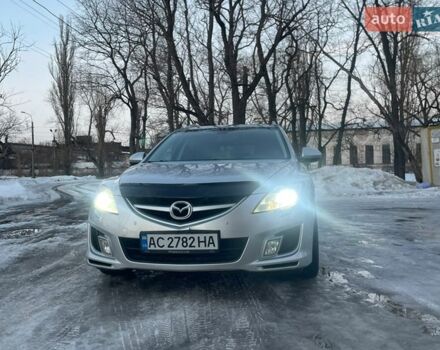 Серый Мазда 6, объемом двигателя 2 л и пробегом 360 тыс. км за 6700 $, фото 1 на Automoto.ua