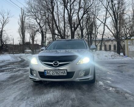 Серый Мазда 6, объемом двигателя 2 л и пробегом 260 тыс. км за 6700 $, фото 1 на Automoto.ua