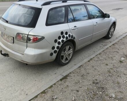 Серый Мазда 6, объемом двигателя 2 л и пробегом 278 тыс. км за 1750 $, фото 1 на Automoto.ua