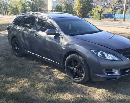 Серый Мазда 6, объемом двигателя 2 л и пробегом 301 тыс. км за 6600 $, фото 1 на Automoto.ua