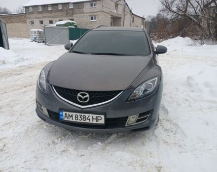Серый Мазда 6, объемом двигателя 2 л и пробегом 300 тыс. км за 5550 $, фото 1 на Automoto.ua