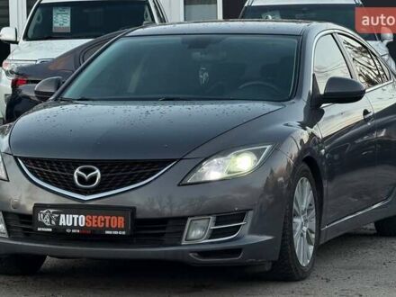 Серый Мазда 6, объемом двигателя 2 л и пробегом 278 тыс. км за 6800 $, фото 1 на Automoto.ua
