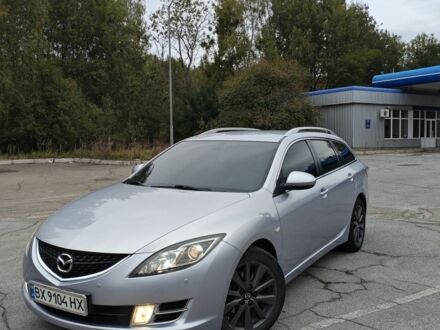 Серый Мазда 6, объемом двигателя 2 л и пробегом 285 тыс. км за 6700 $, фото 1 на Automoto.ua
