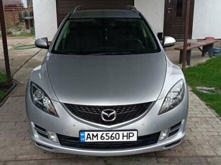 Серый Мазда 6, объемом двигателя 2 л и пробегом 276 тыс. км за 6450 $, фото 1 на Automoto.ua