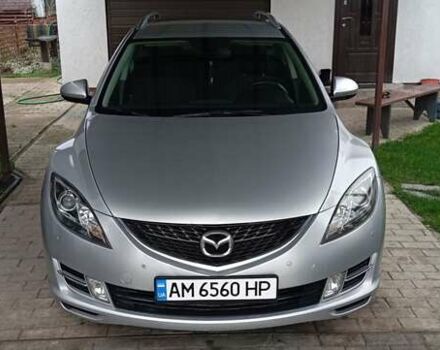 Серый Мазда 6, объемом двигателя 2 л и пробегом 276 тыс. км за 6450 $, фото 1 на Automoto.ua