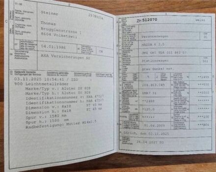 Серый Мазда 6, объемом двигателя 2.5 л и пробегом 180 тыс. км за 9200 $, фото 1 на Automoto.ua