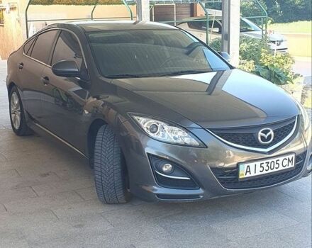 Серый Мазда 6, объемом двигателя 2 л и пробегом 197 тыс. км за 6653 $, фото 1 на Automoto.ua