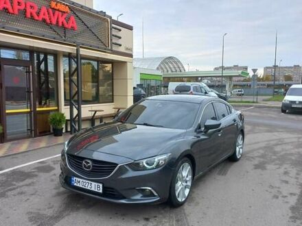 Серый Мазда 6, объемом двигателя 2.49 л и пробегом 180 тыс. км за 11300 $, фото 1 на Automoto.ua