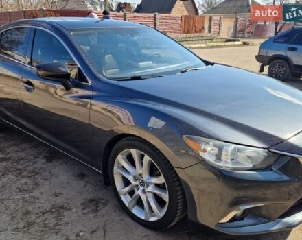 Серый Мазда 6, объемом двигателя 2.49 л и пробегом 200 тыс. км за 13600 $, фото 1 на Automoto.ua