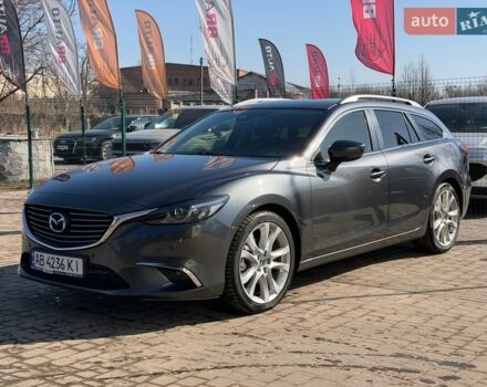 Серый Мазда 6, объемом двигателя 2.2 л и пробегом 255 тыс. км за 13999 $, фото 1 на Automoto.ua