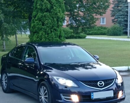 Синий Мазда 6, объемом двигателя 2 л и пробегом 273 тыс. км за 6700 $, фото 1 на Automoto.ua