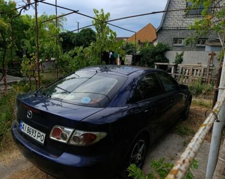 Синий Мазда 6, объемом двигателя 2 л и пробегом 450 тыс. км за 2700 $, фото 3 на Automoto.ua