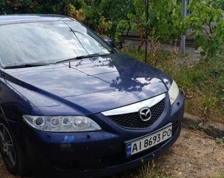 Синий Мазда 6, объемом двигателя 2 л и пробегом 450 тыс. км за 2700 $, фото 2 на Automoto.ua