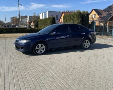 Синий Мазда 6, объемом двигателя 2 л и пробегом 333 тыс. км за 4999 $, фото 1 на Automoto.ua