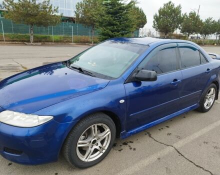 Синий Мазда 6, объемом двигателя 1.8 л и пробегом 379 тыс. км за 3300 $, фото 1 на Automoto.ua
