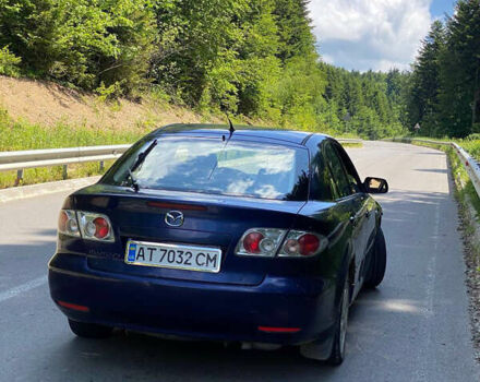 Синий Мазда 6, объемом двигателя 2 л и пробегом 230 тыс. км за 1650 $, фото 4 на Automoto.ua