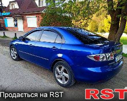 Синий Мазда 6, объемом двигателя 2 л и пробегом 211 тыс. км за 5000 $, фото 1 на Automoto.ua