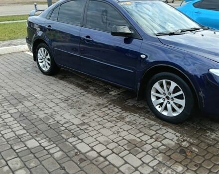 Синий Мазда 6, объемом двигателя 2 л и пробегом 305 тыс. км за 4720 $, фото 2 на Automoto.ua