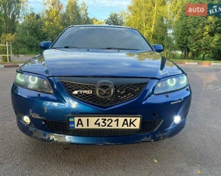 Синий Мазда 6, объемом двигателя 2 л и пробегом 191 тыс. км за 3000 $, фото 14 на Automoto.ua