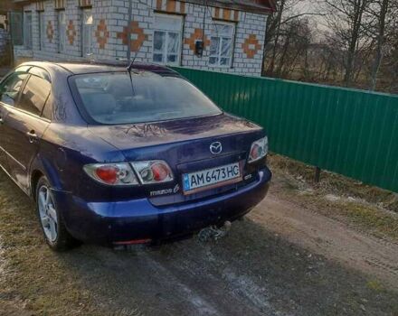 Синий Мазда 6, объемом двигателя 2 л и пробегом 340 тыс. км за 3350 $, фото 2 на Automoto.ua