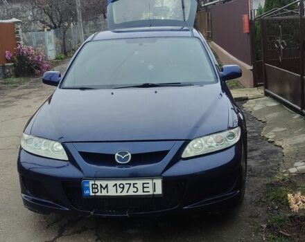 Синий Мазда 6, объемом двигателя 2 л и пробегом 300 тыс. км за 3000 $, фото 1 на Automoto.ua
