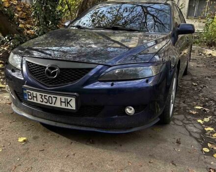 Синий Мазда 6, объемом двигателя 2 л и пробегом 190 тыс. км за 4300 $, фото 1 на Automoto.ua