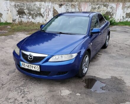 Синий Мазда 6, объемом двигателя 2 л и пробегом 305 тыс. км за 3000 $, фото 1 на Automoto.ua