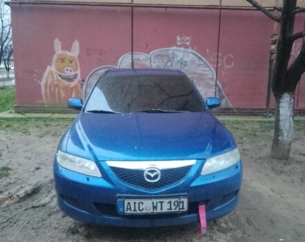 Синий Мазда 6, объемом двигателя 2 л и пробегом 300 тыс. км за 900 $, фото 2 на Automoto.ua