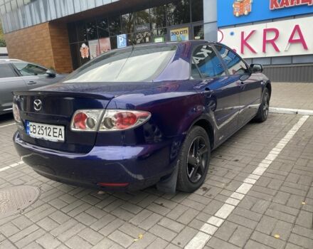 Синий Мазда 6, объемом двигателя 1.8 л и пробегом 230 тыс. км за 4000 $, фото 3 на Automoto.ua